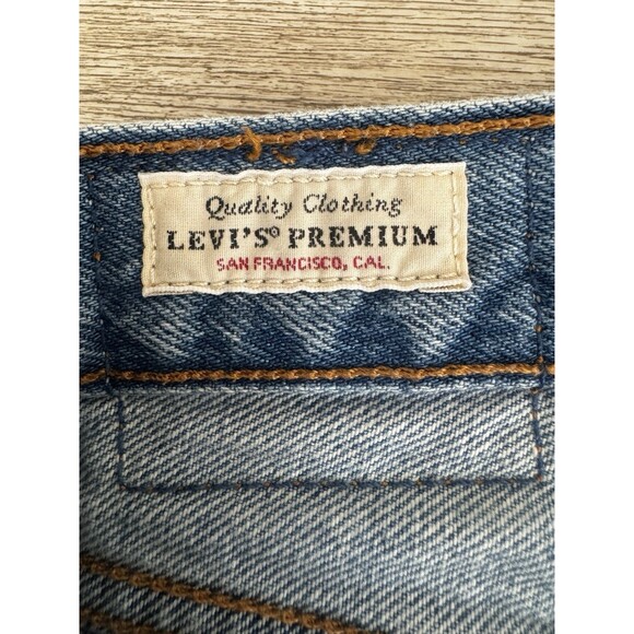 Levi’s Premium 501 Distressed Jeans Women’s W25 L30 Button Fly 100% Cotton - Picture 8 of 15